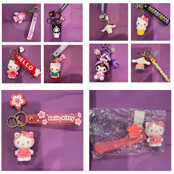 Hello Kitty | Accessories | Hello Kitty Key Chain Bundle 9 Total ...